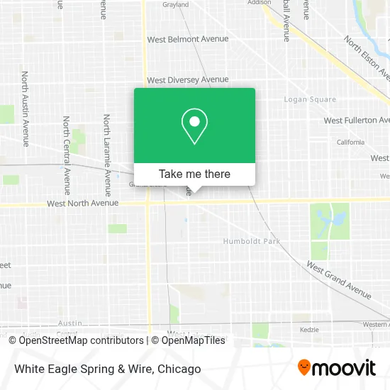 White Eagle Spring & Wire map