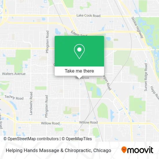 Helping Hands Massage & Chiropractic map