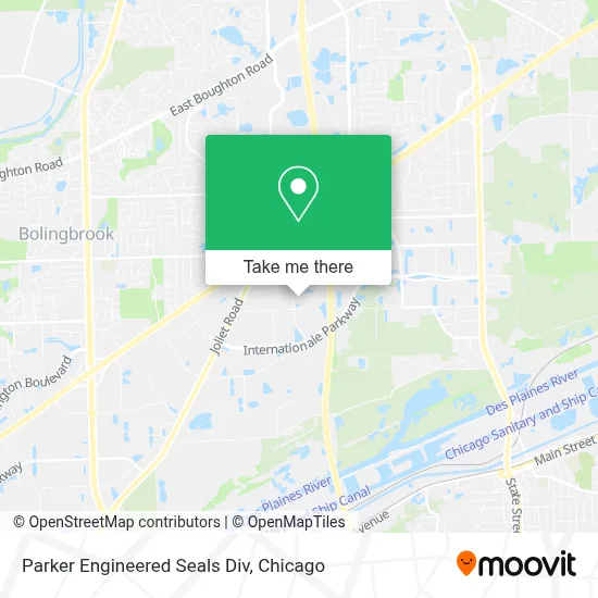 Parker Engineered Seals Div map