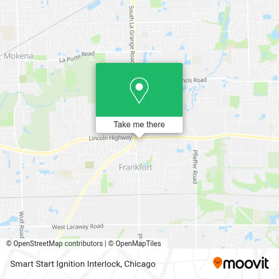 Smart Start Ignition Interlock map