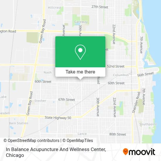In Balance Acupuncture And Wellness Center map