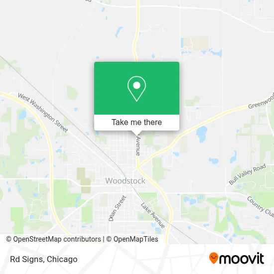 Rd Signs map