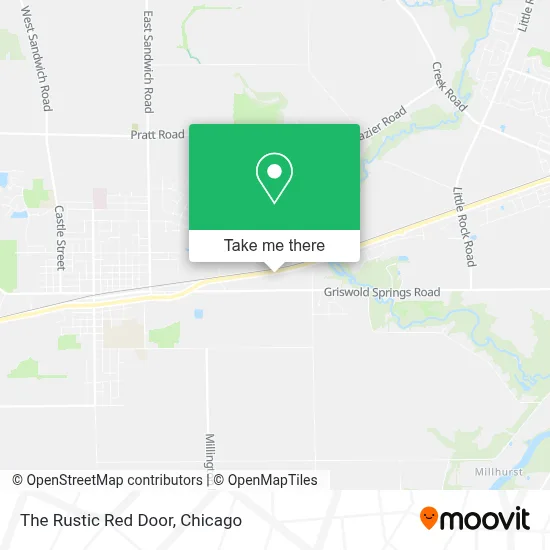 The Rustic Red Door map