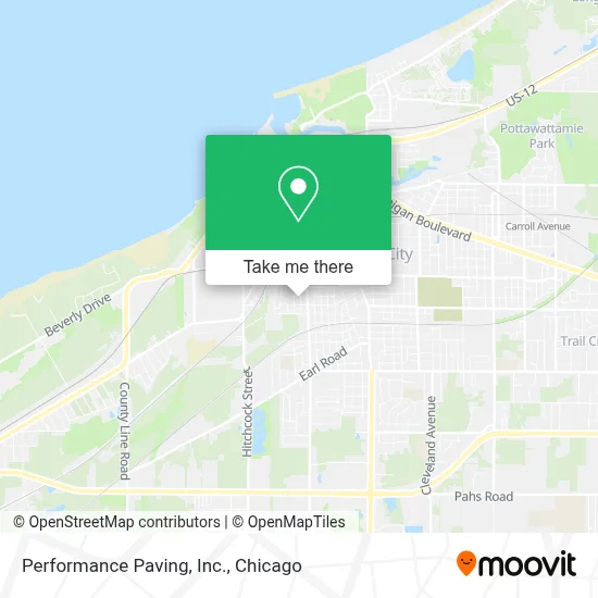 Performance Paving, Inc. map