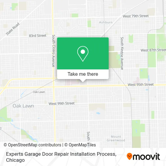 Experts Garage Door Repair Installation Process map