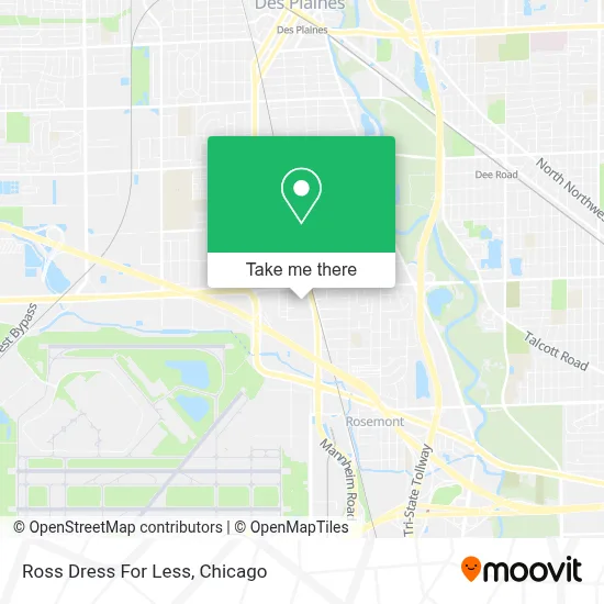 Ross Dress For Less map