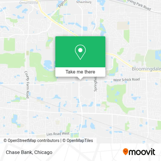 Chase Bank map