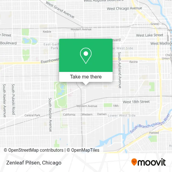 Zenleaf Pilsen map
