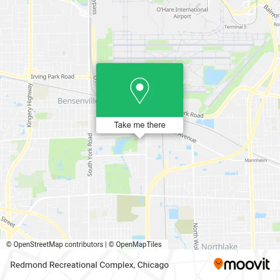 Redmond Recreational Complex map