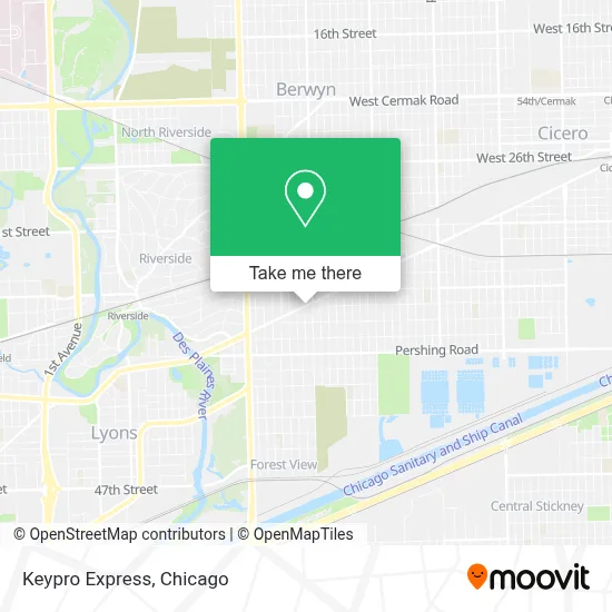 Keypro Express map
