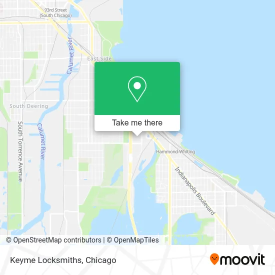 Keyme Locksmiths map