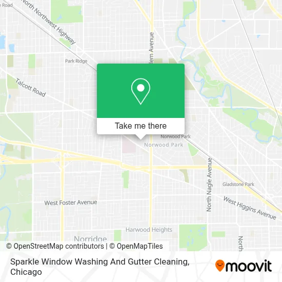 Sparkle Window Washing And Gutter Cleaning map
