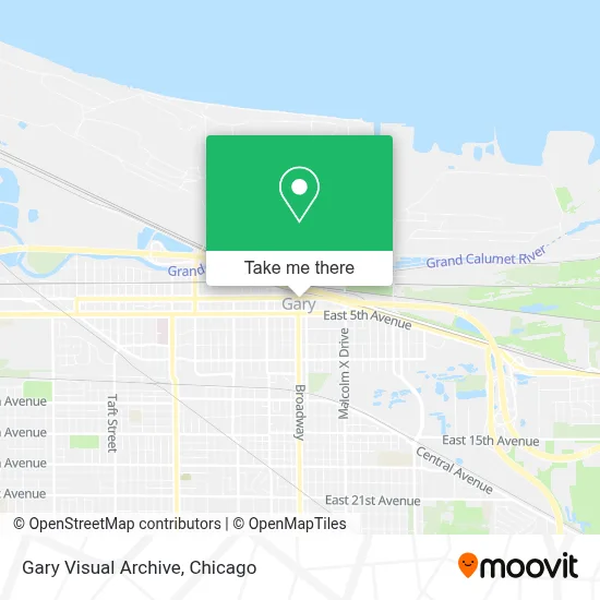 Gary Visual Archive map