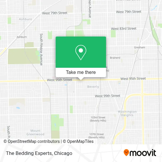 The Bedding Experts map