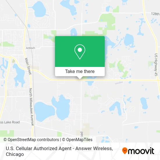 U.S. Cellular Authorized Agent - Answer Wireless map