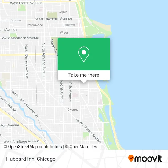 Hubbard Inn map