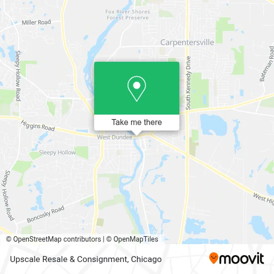 Upscale Resale & Consignment map