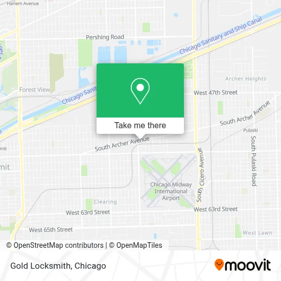 Gold Locksmith map
