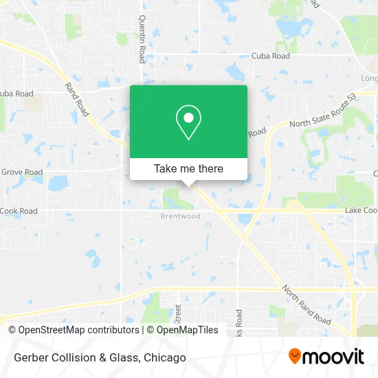Gerber Collision & Glass map