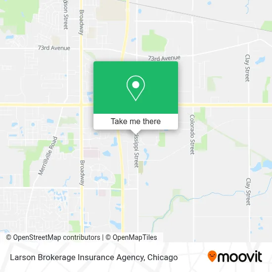 Larson Brokerage Insurance Agency map