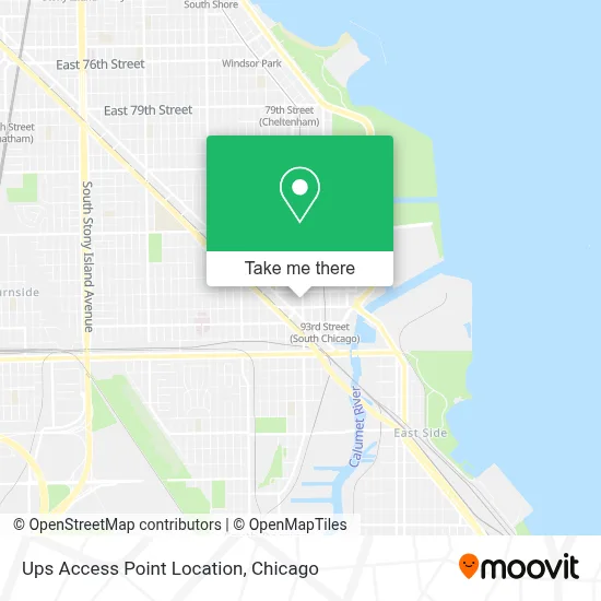 Ups Access Point Location map