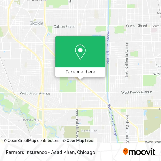 Farmers Insurance - Asad Khan map