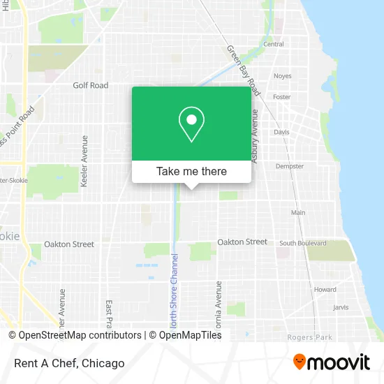Rent A Chef map