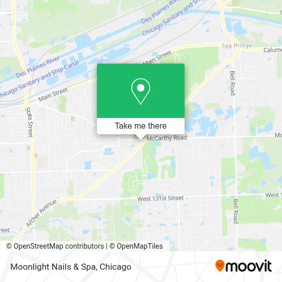 Moonlight Nails & Spa map