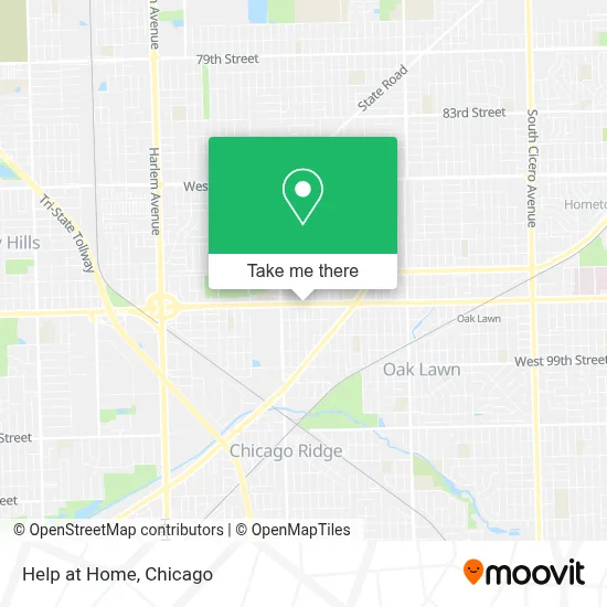 Help at Home map