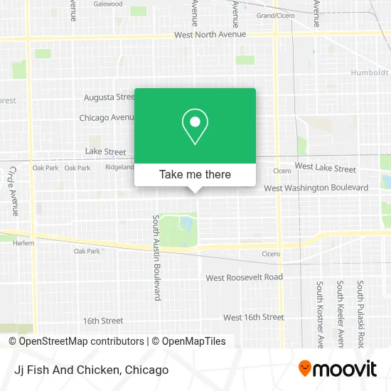 Jj Fish And Chicken map