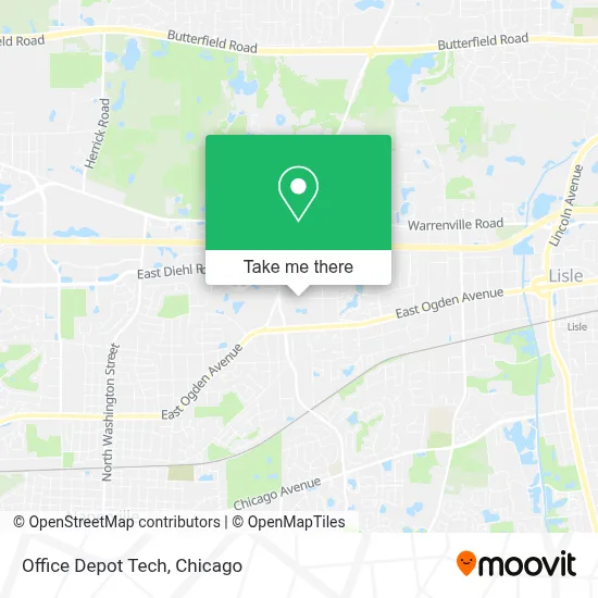 Office Depot Tech map