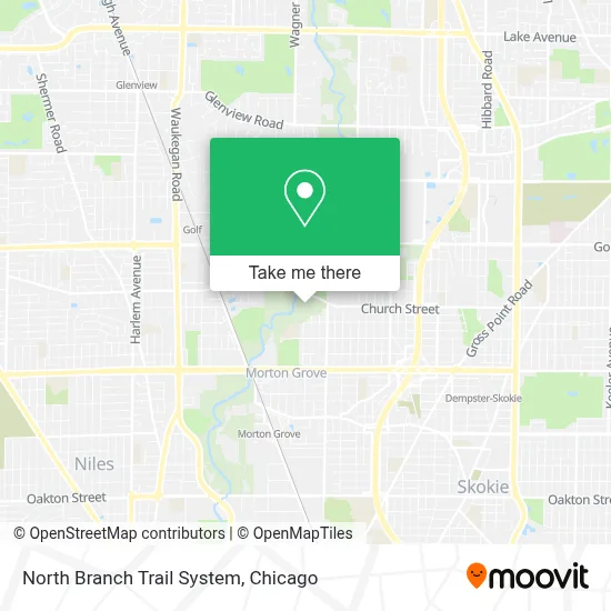 North Branch Trail System map