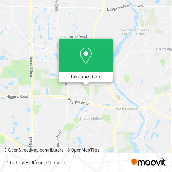 Chubby Bullfrog map