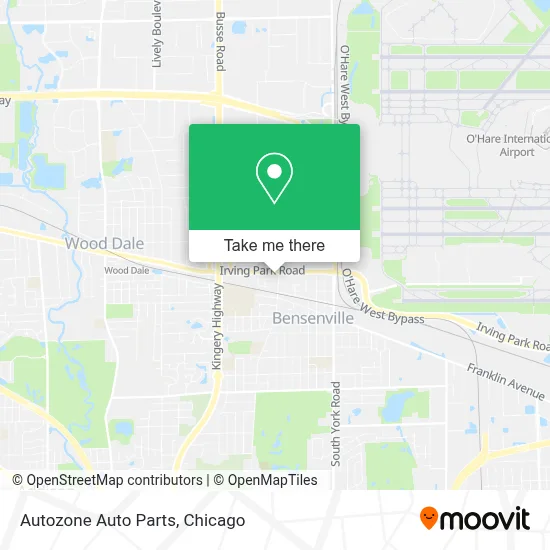 Autozone Auto Parts map