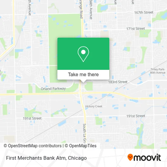 First Merchants Bank Atm map