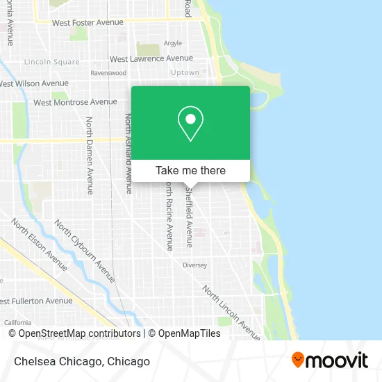Chelsea Chicago map