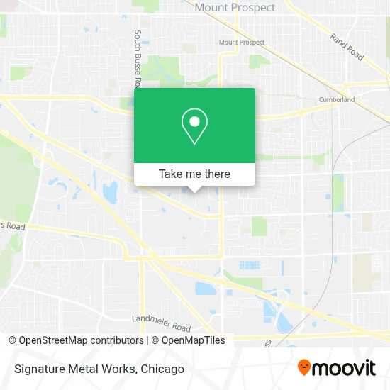 Signature Metal Works map