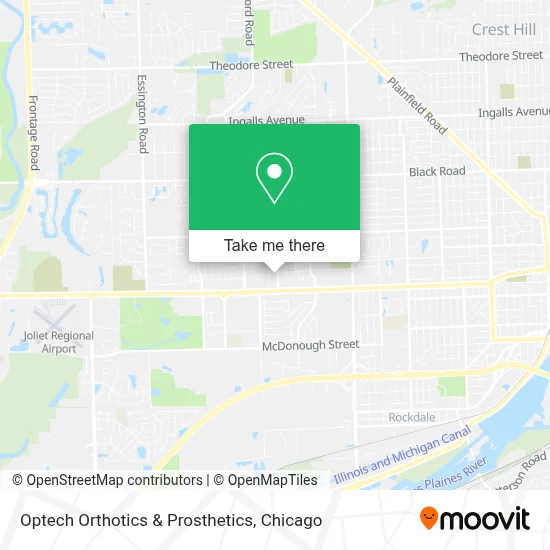 Optech Orthotics & Prosthetics map