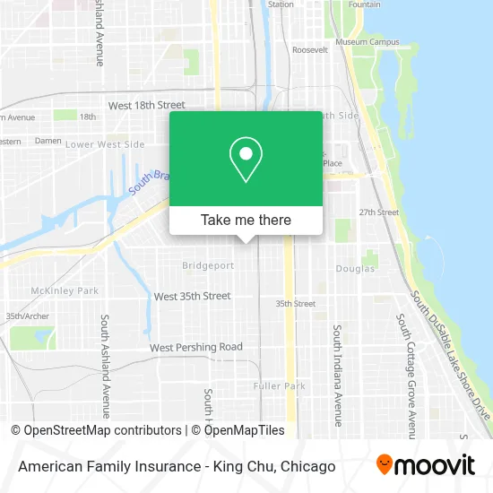 American Family Insurance - King Chu map