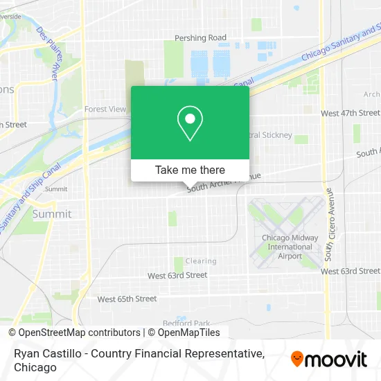 Ryan Castillo - Country Financial Representative map