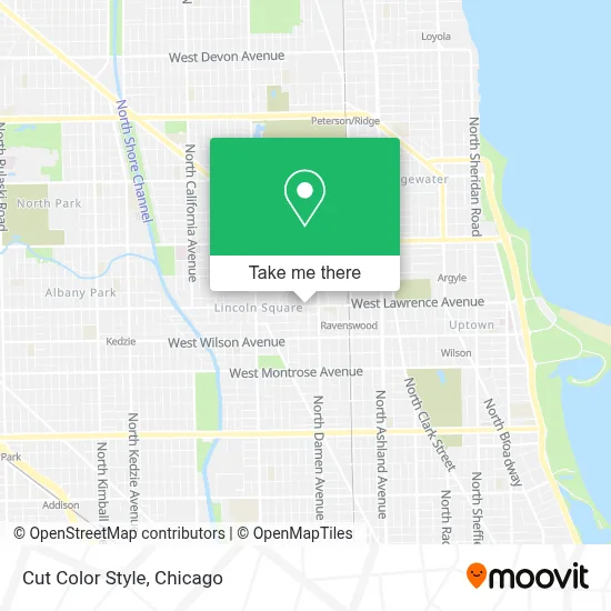 Cut Color Style map