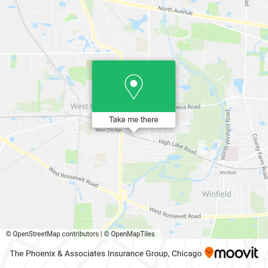 The Phoenix & Associates Insurance Group map
