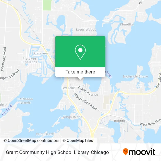Grant Community High School Library map