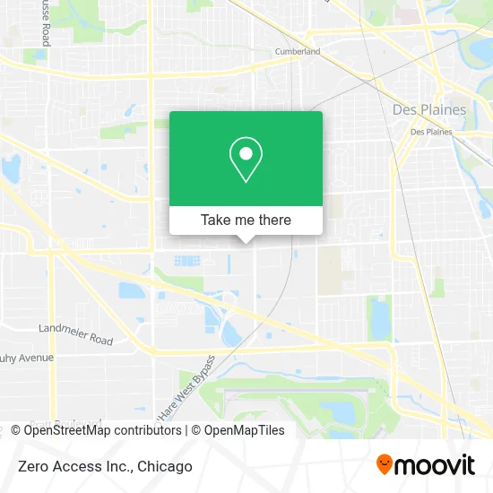 Zero Access Inc. map