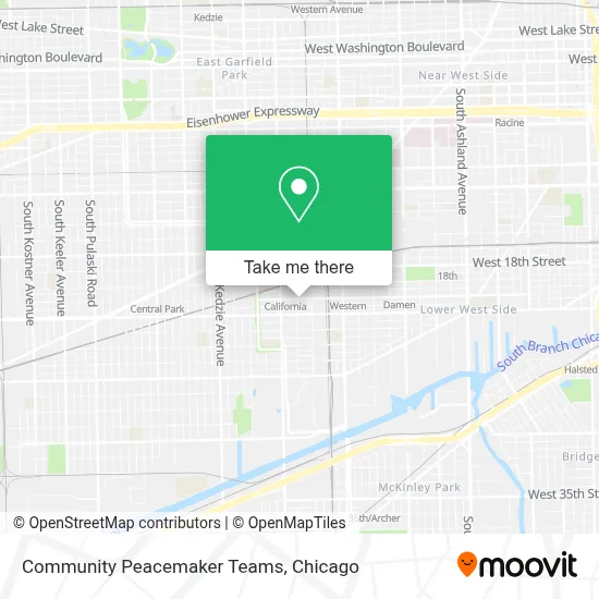 Community Peacemaker Teams map
