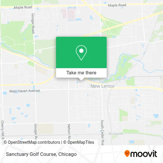 Sanctuary Golf Course map