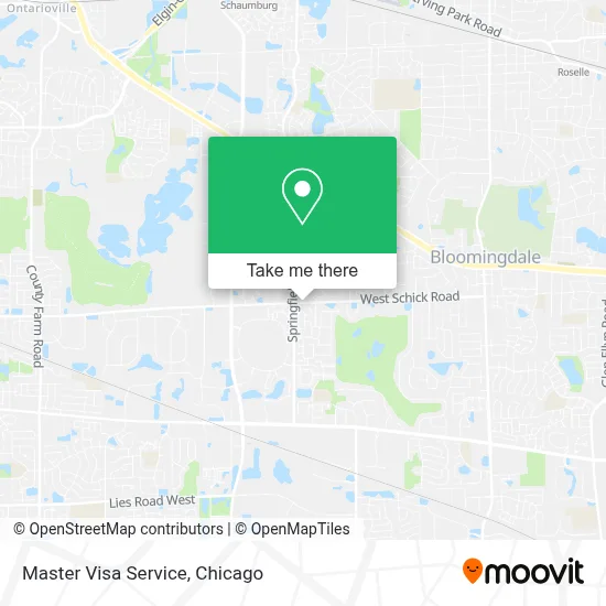Master Visa Service map