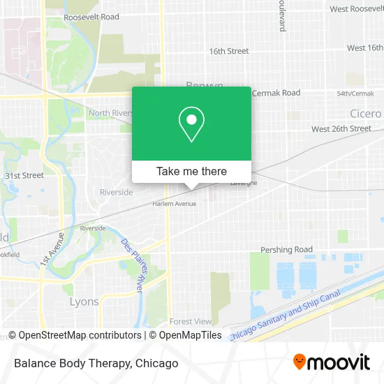 Balance Body Therapy map