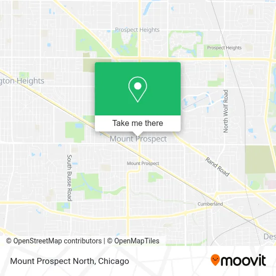 Mount Prospect North map