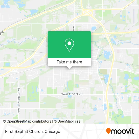 First Baptist Church map